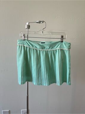 Nike Mint Green Pleated Mini Skirt